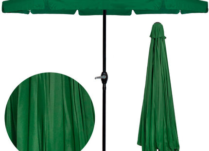 Parasol | Parasols | Kantelbaar | Met ventilatie | Groen | Ø 400 CM