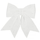 Kersthanger | Kerstversiering | Kerstdecoratie Voor Binnen | Kerststrik | Wit | 30 cm | 1 Stuk