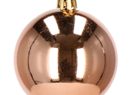 Kerstballen | 30 Stuks | 6 cm | Rosé/Goud