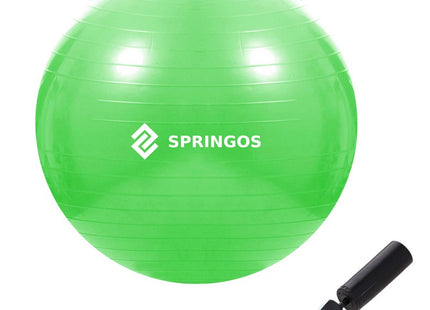 Fitness Bal | Groen | Inclusief Pomp | 65 cm