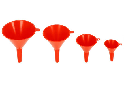 Trechter | 4 Stuks | Rood