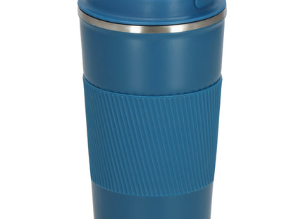 Thermosfles - Thermoskan - 500 ML - RVS - Blauw