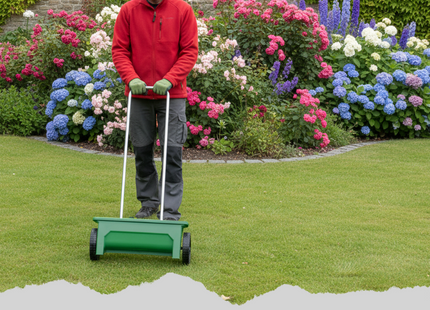 Strooiwagen | Strooikar | Zoutstrooier | Verstelbaar | Winter | Zout | Ijs | Tuin | Terras | 12 L