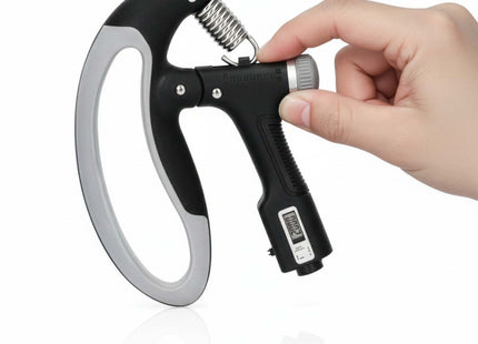 Actiget® Handtrainer | Handknijper | Zwart/Grijs | Teller | 10-100 Kg