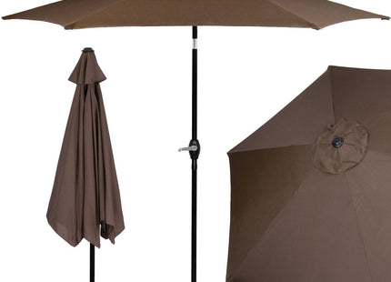 Parasol | Parasols | Kantelbaar | Met Ventilatie | Bruin | 250 cm