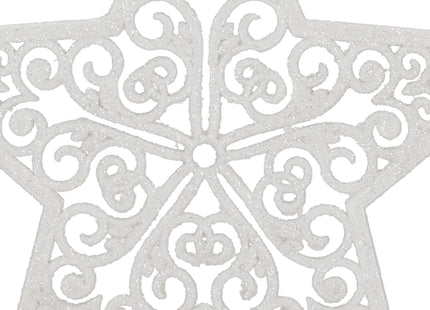 Kerstboom Piek | Ster | 22 cm | Zilver