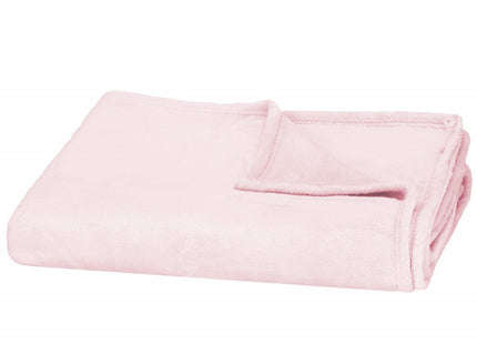 Fleece Deken | 200 x 220 cm | Lichtroze