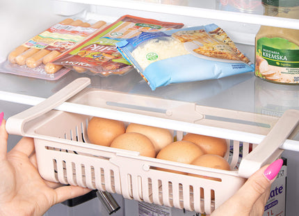 Koelkast Organizer - Inzetstuk - Multifunctioneel - Roze - Koelkast