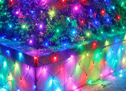 Lichtgordijn | IJspegel Verlichting | Inclusief USB En Afstandsbediening | 144 LED | Multicolor | 3 M | Raster