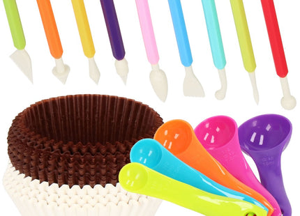 Taart Decoratie Set | Draaiend Taartplateau | 345-Delig