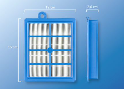 SQOON® Serviceset geschikt voor Philips, AEG, Electrolux stofzuigers - Gelijk aan model: FC8031 - Met HEPA-filter en geurstaafjes voor schone en frisse lucht tijdens het stofzuigen