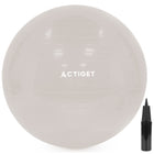 Fitnessballen - Yoga Bal - Pilates - Zwangerschap - Met Pomp - PVC - Grijs - 150 Kg - 65 Cm