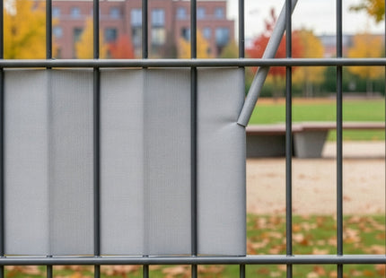 Vlechtband | Privacyfolie | Vlechtband Voor Tuinafsluiting | PVC | 50 m | 450 g/m² | 19 Cm | Grijs