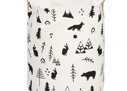 Opbergmand - Speelgoedmand - Kledingmand - Organizer - Handvatten - Bos - 43 L