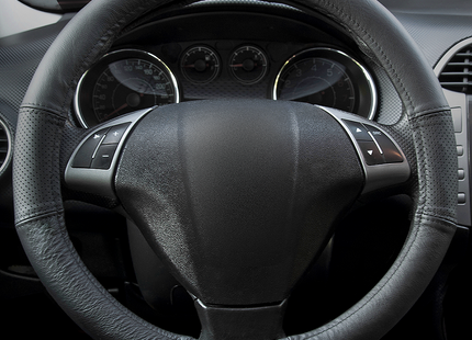 Carpassion Stuurhoes - Steering Cover - Leer - Ø 42-44 CM