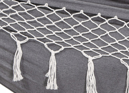 Hangmat | Met Franje | Antraciet | 150 x 210 cm