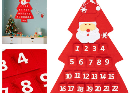 Adventskalender | 24 lades | Hangend | Kerstboom