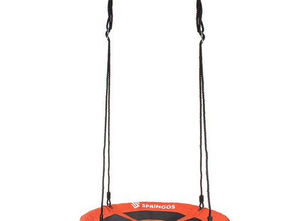 Nestschommel | Kinderschommel | Ø90 CM | Max 150 KG | Oranje/Zwart