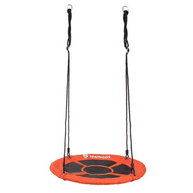 Nestschommel | Kinderschommel | Ø90 CM | Max 150 KG | Oranje/Zwart