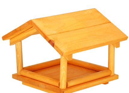 Vogelvoederhuisje - Vogelvoederplek - Vogelvoeding - Staand - Oranje - 26,5 x 27 x 25 cm