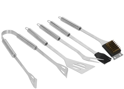 BBQ Accessoires | 20 Delige Set | Inclusief Draagtas | Roestvrij Staal