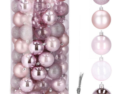 Kerstballen | 100 Stuks | Roze Tinten