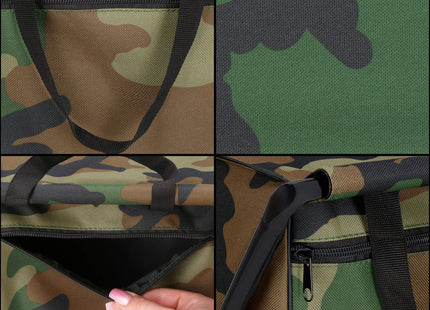 Campingkruk - Kampeerkruk - Viskruk - Opvouwbaar - Inclusief Draagriem - Camouflage