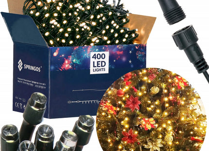 Kerstverlichting | 24 m | 400 LED | Warm wit