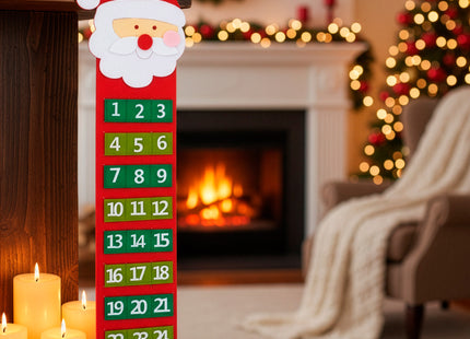 Adventskalender | 24 lades | Vilt | Kerstman