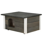Kattenhuis - Voor Buiten - Geïsoleerd - 56 x 46 x 39 cm - Grijs