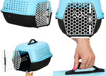Springos Reismand | Reismand kat | Blauw/Zwart