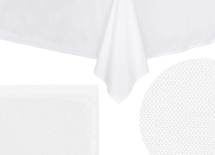 Tafelkleed -Kerst - Klassiek- Wit - Polyester - 220 x140 CM