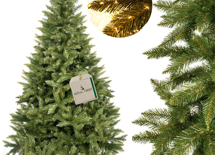Kunstkerstboom | Premium Royal | Kaukasisch Sparrenhout | 150 cm | Zonder Verlichting | Houten Standaard