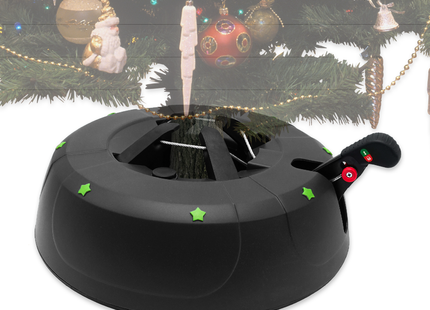 Kerstboomstandaard - Uniek Design - Extra Stevig - 5 Jaar Garantie - Zwart - Tot 200 CM - Ø 32 CM