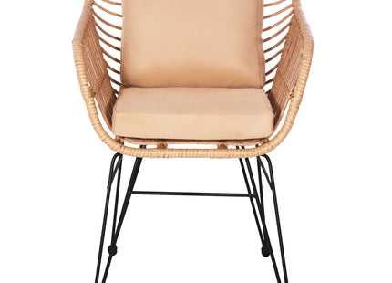 Tuinset - 3 Delig - Stoelen - Tafel - Rotan - Beige