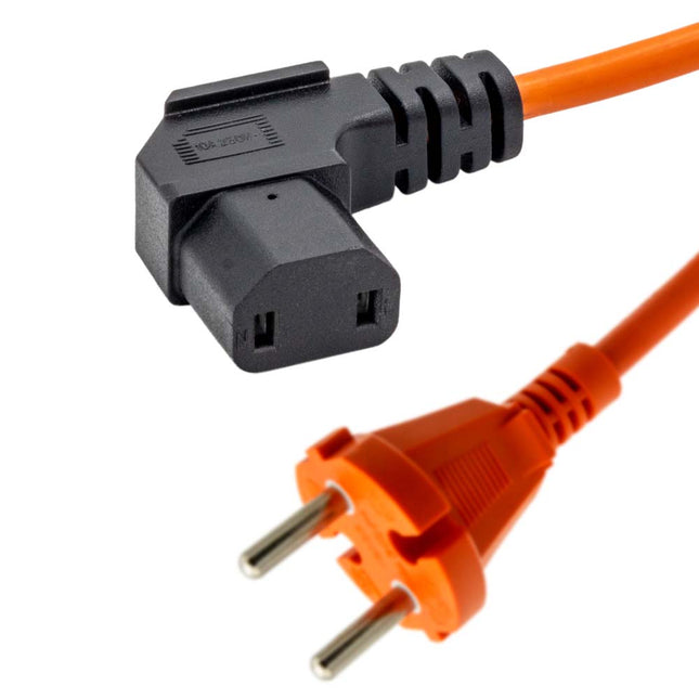 SQOON® Afneembaar Snoer 15 m Geschikt voor Cleanfix S10 Serie – Vervangt 022.150E – Haakse Stekker Rechts – VDE/KEMA