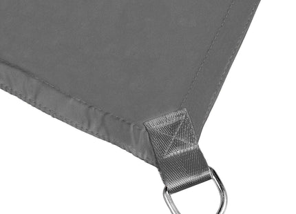 Schaduwdoek | Zonnezeil | Vierkant | 4 x 4 m | 90% Schaduw | Grafiet