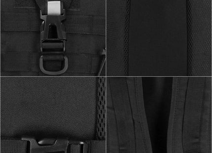 Rugzak | Backpack | Wandelrugzak | Militaire rugzak | 40 Liter | Zwart