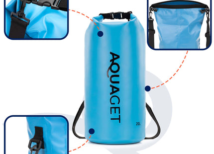 Drybag | Waterdichte Tas | 20 Liter | Blauw
