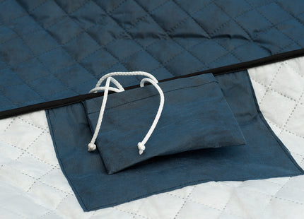 Pillow Autohoes - Beschermhoes - Waterdicht - Vorstbestendig - Maat L - 3 laags - Blauw - 425-470 Cm