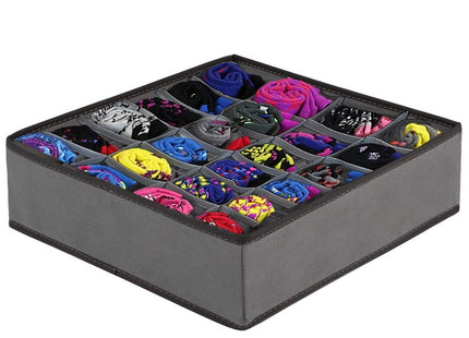 Lade Organizer | 24 Vakken | Grijs | 33 x 33 cm