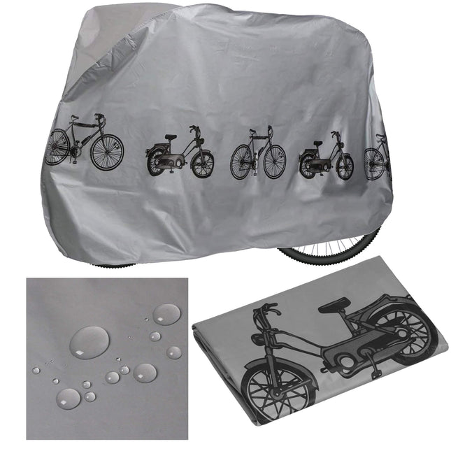 Fietshoes - Scooterhoes - Motorhoes - Waterdicht - Grijs - 200 x100 x100 CM