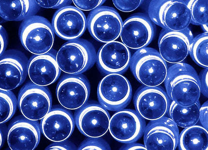 Kerstverlichting | 10,5 m | Batterij | 100 LED | Blauw