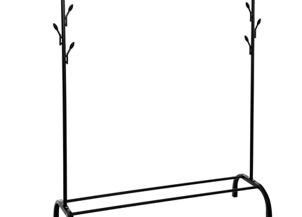 Kledingrek | Metaal | 15 Kg | 146 x 110 x 40 cm | Zwart