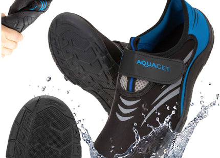 Waterschoenen - AQUA Shoes - Sneldrogend - Rubber - Unisex - Blauw/Zwart - Maat 42
