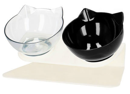Voerbak Kat | Waterbak | Kattenvoerbakjes | Drinkbak | Eetbak | Dubbel