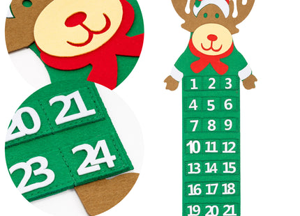 Adventskalender | 24 lades | Vilt | Rendier