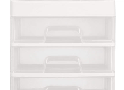 Make Up Organizer | Sieradendoos | Meerdere vakken | Lade Kast | Wit | 26,5x23,3x17cm