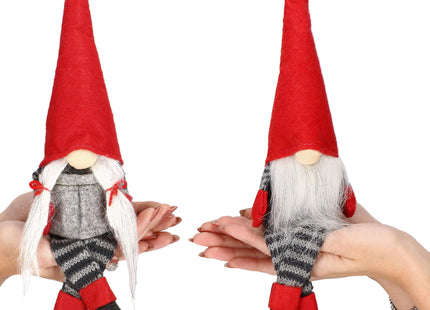 Kerstkabouter | Gnome | Gnoom | Zittend | 1 Stuk | 38 cm