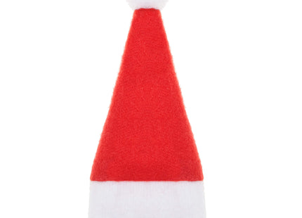 Bestekhouder- Bestekzakje - Kerstmuts - Kerstversiering - 10 Stuks